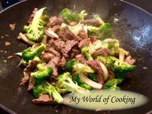 Rindschleisch mit Brokkoli - THAI