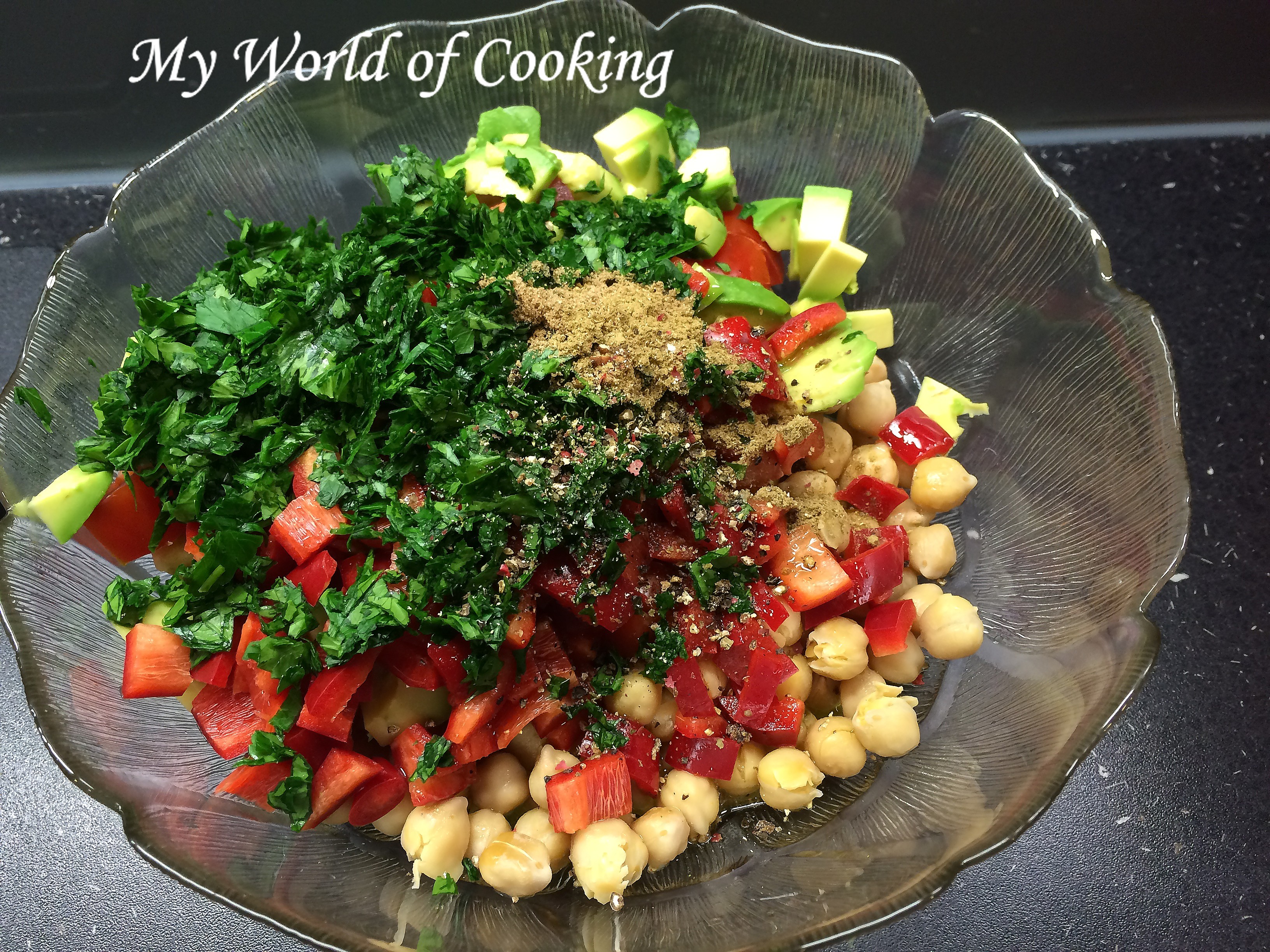 Kichererbsen Salat – leicht &amp; erfrischend