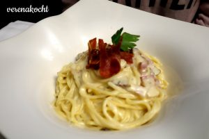 Spaghetti Carbonara (sorry für das schlechte Bild!)