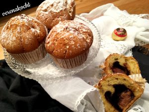 Muffins mit EierlikÃ¶r & Mozartkugel