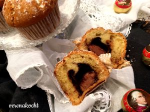 Muffins mit Eierlikör & Mozartkugel
