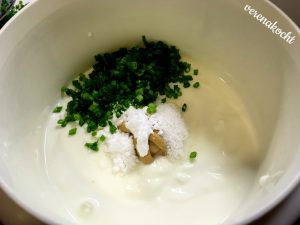 Joghurt-Schnittlauch-Sauce