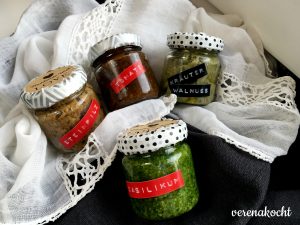 Pesto - Steinpilz, Tomate, Walnuss & Basilikum