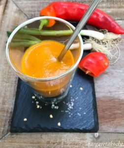 cremige Paprika Suppe