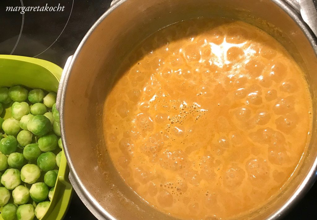 würziges Kohlsprossen Curry