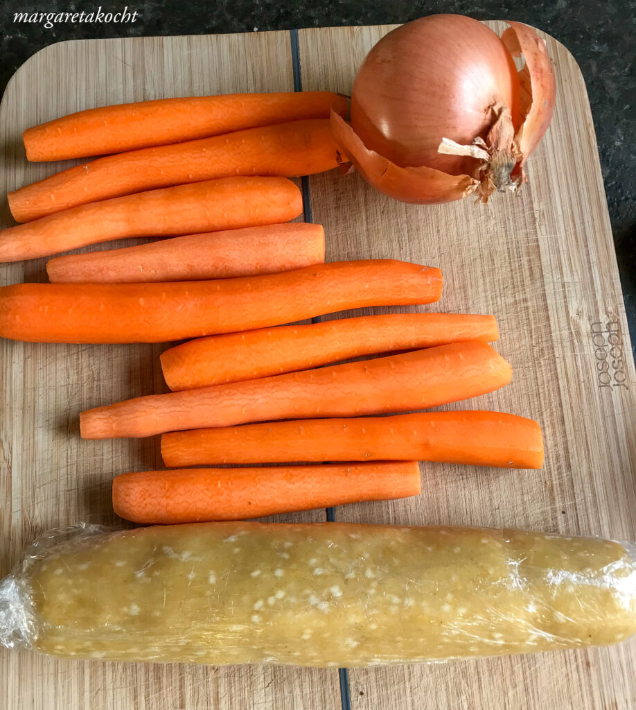 Karotten Tarte mit Harissa, Kreuzkümmel & Koriander